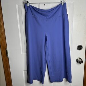 Athleta Periwinkle Elation Crop Wide-Leg Pants 2x